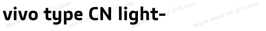 vivo type CN light字体转换